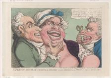 A French Dentist Shewing a Specimen of His Artificial Teeth and False Palates..., February 26, 1811. Creator: Thomas Rowlandson