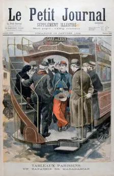 A French soldier back home from Madagascar, 1896