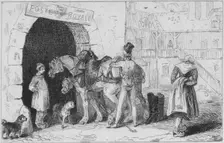 A French Post-House late 18th-early 19th century. Creator: Unknown