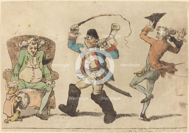 A Frenchman in November, 1788. Creator: Thomas Rowlandson.