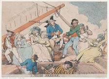 A Fresh Breeze, August 4, 1789., August 4, 1789. Creator: Thomas Rowlandson