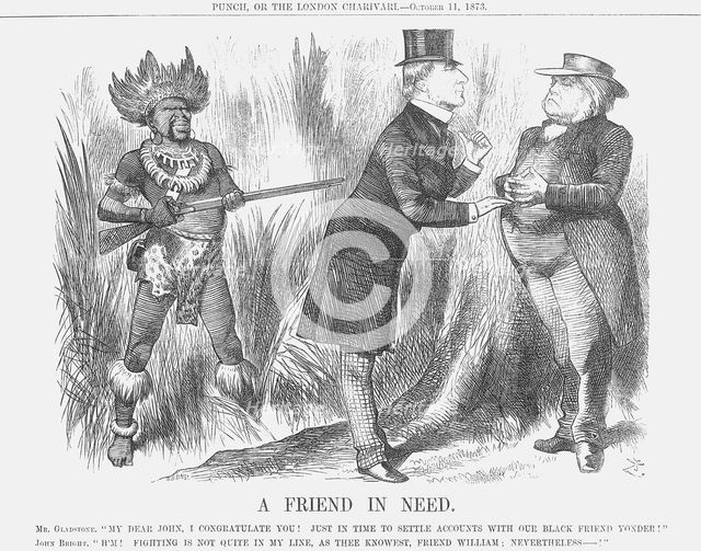 'A Friend in Need', 1873. Creator: Joseph Swain.