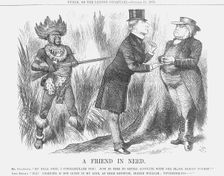 A Friend in Need 1873. Creator: Joseph Swain