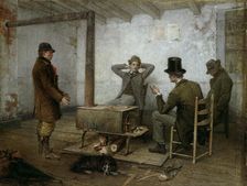 A Friendly Warning, 1881/90. Creator: Thomas Hicks