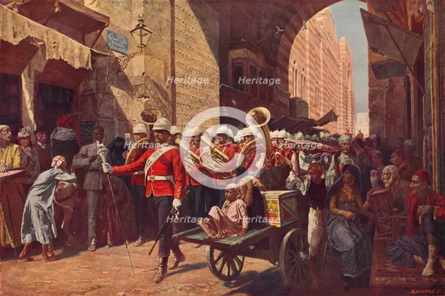 'A Friendly Power in Egypt', 1906. Artist: WC Horsley.