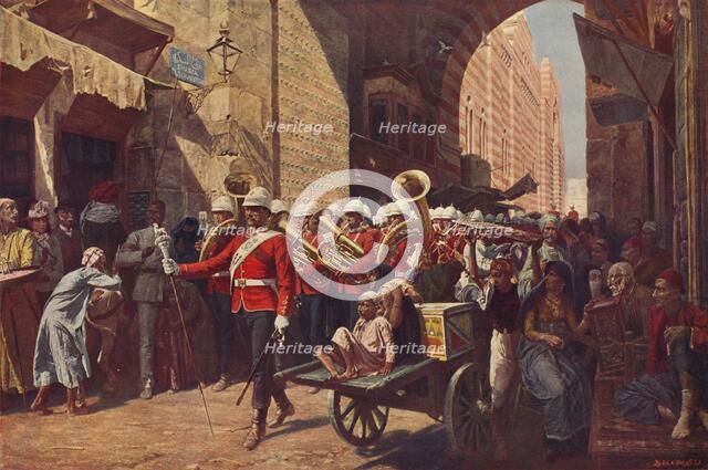 'A Friendly Power in Egypt', 1906. Artist: WC Horsley.