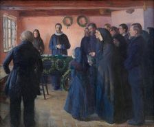 A Funeral, 1891. Creator: Anna Kirstine Ancher