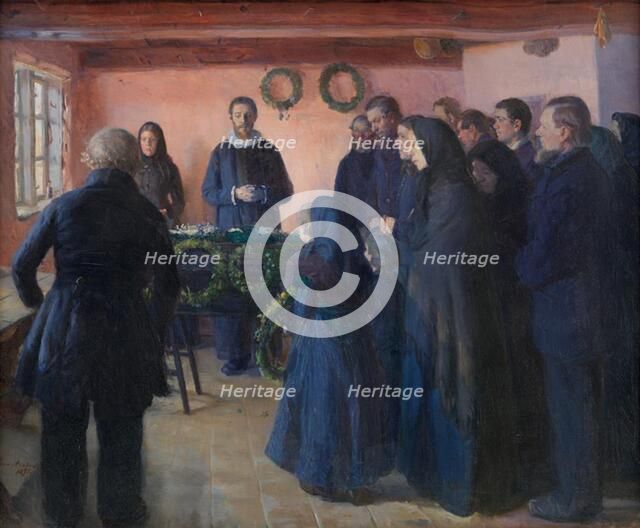 A Funeral, 1891. Creator: Anna Kirstine Ancher.