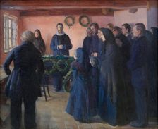 A Funeral, 1891. Artist: Ancher, Anna (1859-1935)