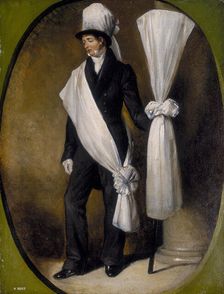 A Funeral Bearer 1830s. Artist: Robert William Buss