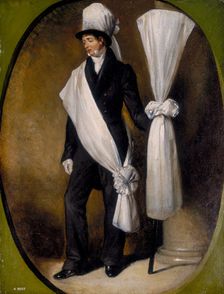A Funeral Bearer 1830s. Creator: Robert William Buss