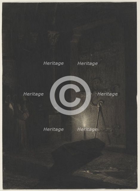 A Funeral , c. mid-1870s-early 1880s. Creator: Jean-Paul Laurens (French, 1838-1921).