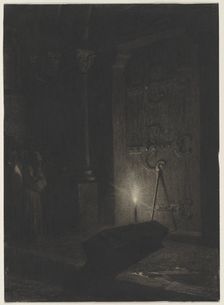 A Funeral , c. mid-1870s-early 1880s. Creator: Jean-Paul Laurens (French, 1838-1921)
