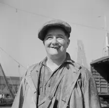A Fulton fish market stevedore, New York, 1943. Creator: Gordon Parks