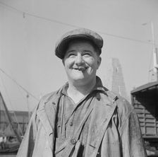 A Fulton fish market stevedore, New York, 1943. Creator: Gordon Parks