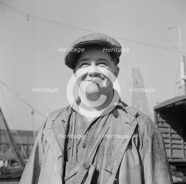 A Fulton fish market stevedore, New York, 1943. Creator: Gordon Parks.