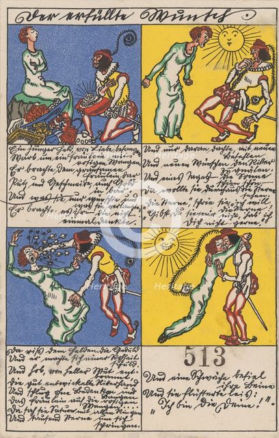A Fulfilled Wish (Der erfüllte Wunsch), 1911. Creator: Moritz Jung.