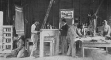 A furniture and repair shop at Snow Hill, 1904. Creator: Frances Benjamin Johnston