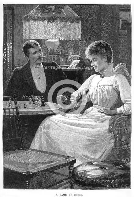 'A Game of Chess', c1900s-c1910s(?). Artist: Unknown