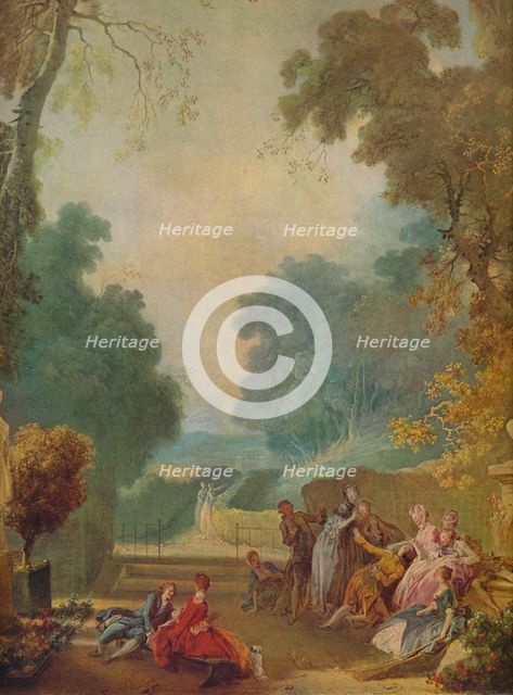 'A Game of Hot Cockles', c1775-1780. Artist: Jean-Honore Fragonard.