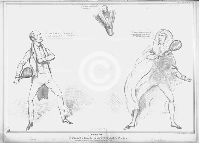 'A game of Political Shuttlecock', 1831. Creator: John Doyle.