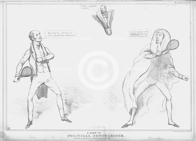 'A game of Political Shuttlecock', 1831. Creator: John Doyle.