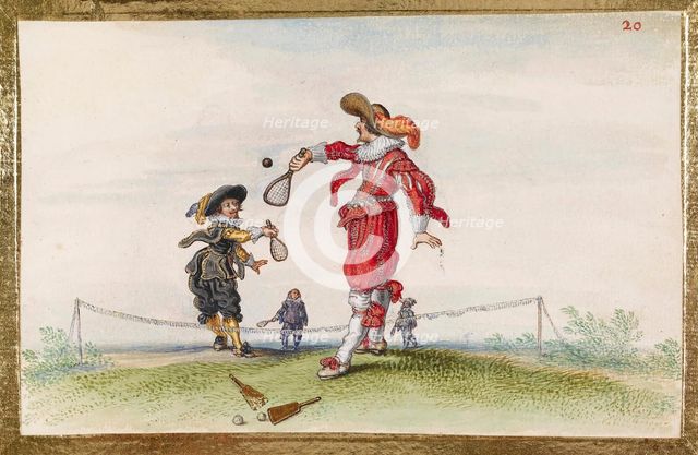 A Game of Tennis, c1620-1625. Creator: Venne, Adriaen Pietersz. van de (1589-1662).