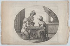 A Game at Chess, 1780. Creator: James Bretherton