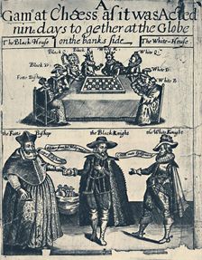 A Game at Chess as it was Acted nine days together at the Globe 17th century, (1948). Creator: Unknown