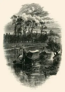 A Gala Day at Hampton Court c1870
