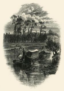 A Gala Day at Hampton Court c1870