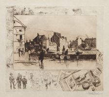 A Gale at Fécamp (Normandie), 1886. Creator: Stephen Parrish (American, 1846-1938)
