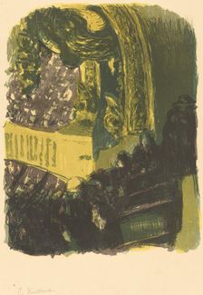 A Gallery in the Gymnasium (Une galerie au gymnase), published 1900. Creator: Edouard Vuillard