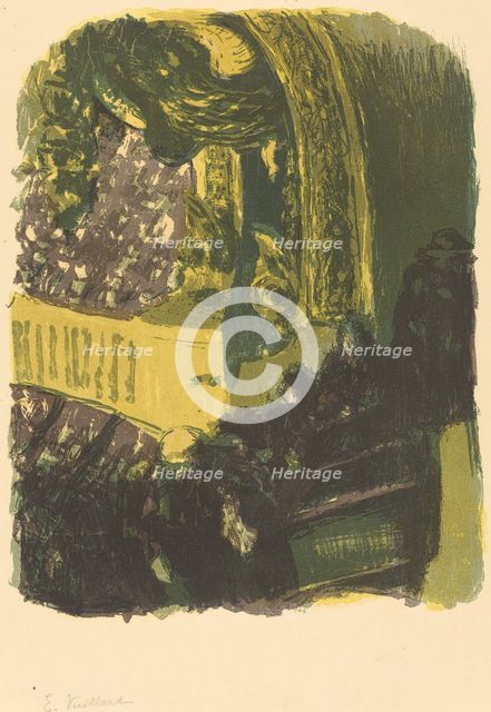 A Gallery in the Gymnasium (Une galerie au gymnase), published 1900. Creator: Edouard Vuillard.