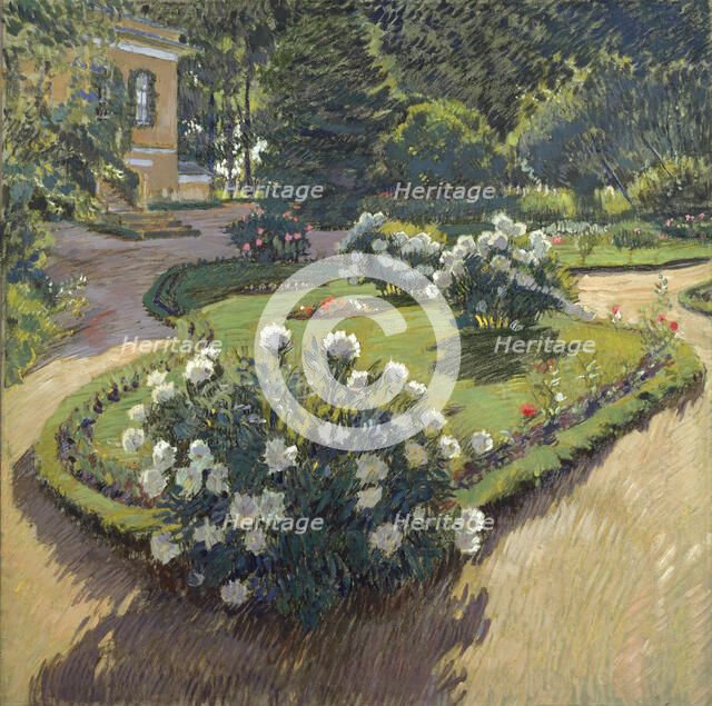 A garden, 1910. Artist: Vinogradov, Sergei Arsenyevich (1869-1938)