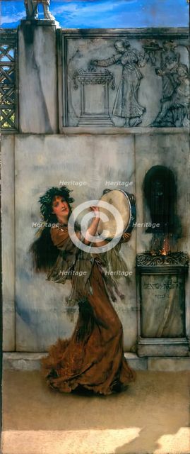 A Garden Altar, 1879. Creator: Lawrence Alma-Tadema.