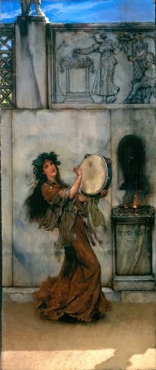 A Garden Altar, 1879. Creator: Lawrence Alma-Tadema