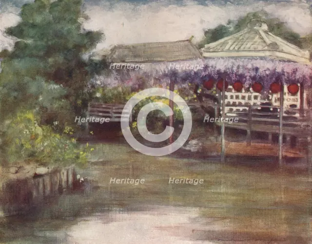'A Garden', c1887, (1901). Artist: Mortimer L Menpes.