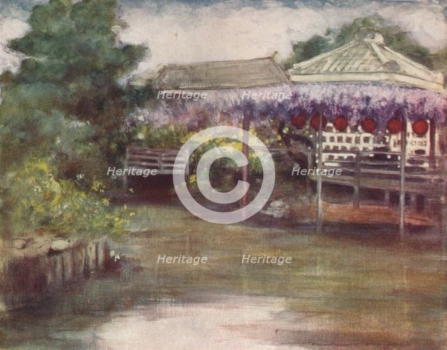 'A Garden', c1887, (1901). Artist: Mortimer L Menpes.