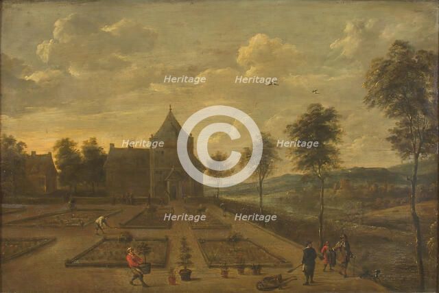 A Garden in front of a Country Seat, 1625-1690. Creator: David Teniers II.