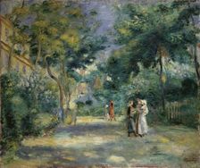 A Garden in Montmartre, 1890-1899. Artist: Pierre-Auguste Renoir