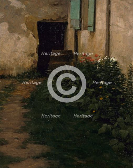 A Garden Path, 1896. Creator: Robert Henry Logan.
