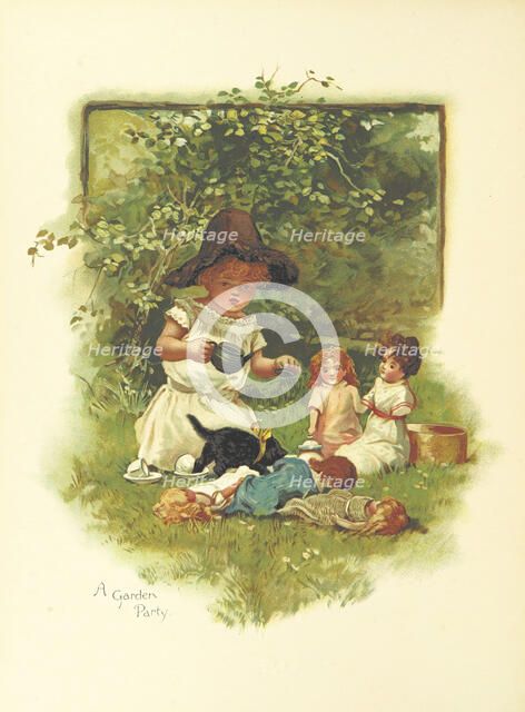 A Garden Party, 1889.  Creator: Unknown.