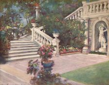 A Garden, Rome 1903. Artist: Mortimer L Menpes