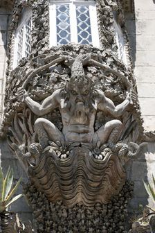 A gargoyle in Pena National Palace, Sintra, Portugal, 2009. Artist: Samuel Magal