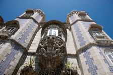 A gargoyle in Pena National Palace, Sintra, Portugal, 2009. Creator: Samuel Magal