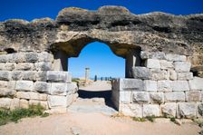 A gate in the Roman city of Emporiae, Empuries, Spain, 2007. Creator: Samuel Magal