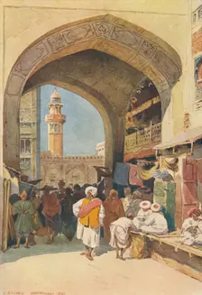 A Gateway in the Bazaar, Lahore c1880 (1905). Creator: Alexander Henry Hallam Murray
