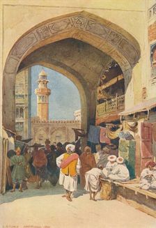 A Gateway in the Bazaar, Lahore c1880 (1905). Creator: Alexander Henry Hallam Murray