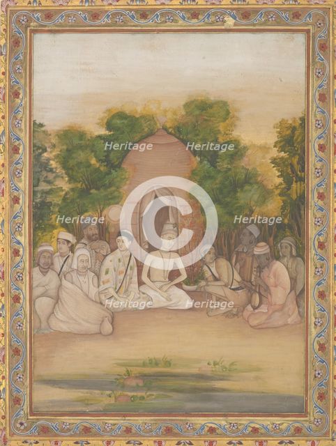 A Gathering of Holy Men of Different Faiths, ca. 1770-75. Creator: Mir Kalan Khan.